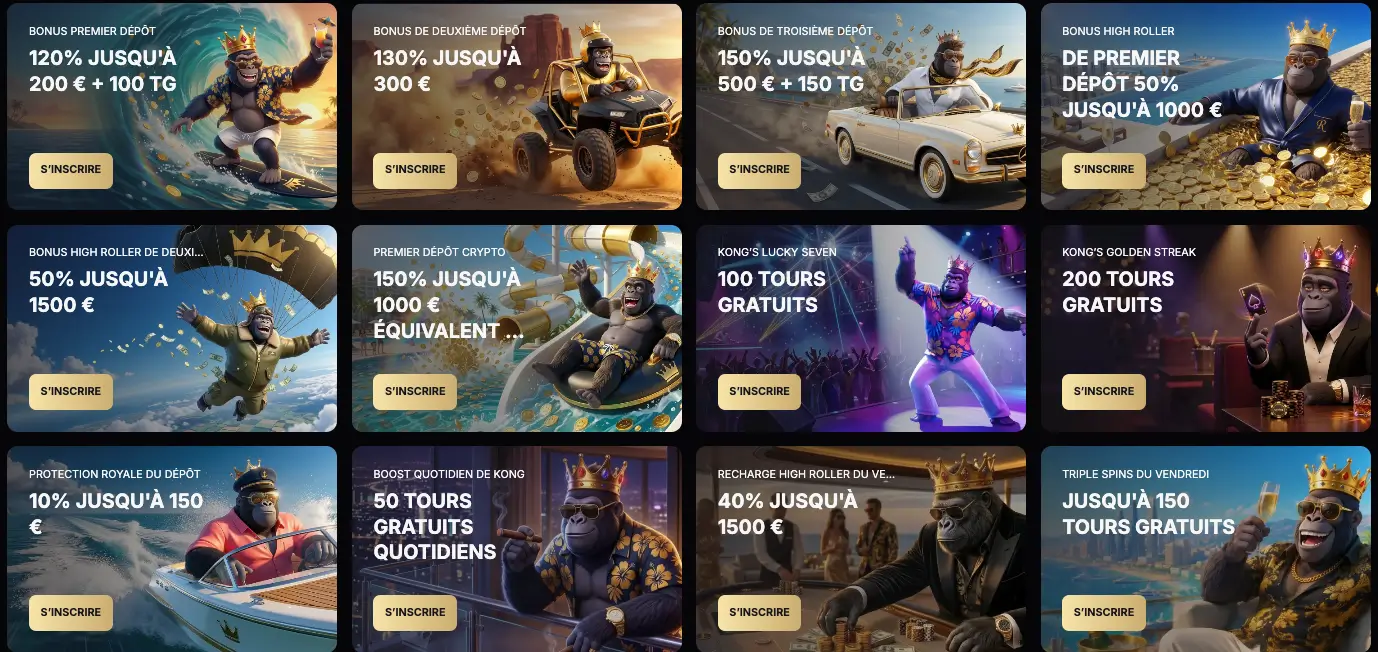 Casino promotions screen used as reference material